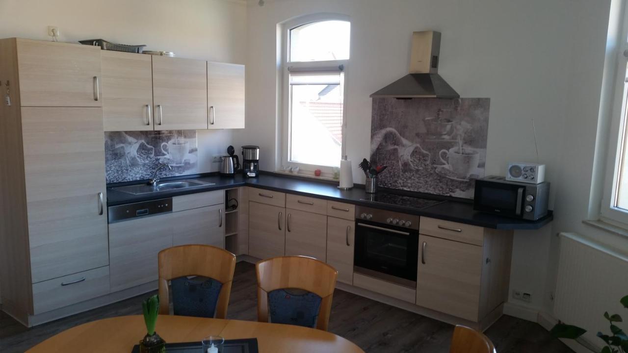 Ferienwohnung "Burgblick" An der Schmucke Bagian luar foto